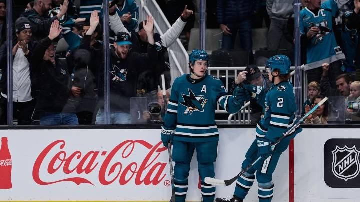 Celebrini scores 10th goal as Sharks top Panthers 3