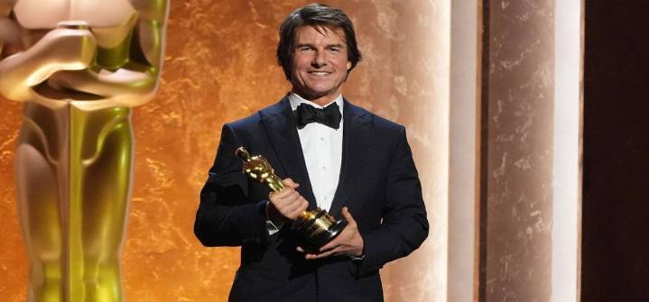 Tom Cruise recibió un Oscar honorífico por su trayectoria