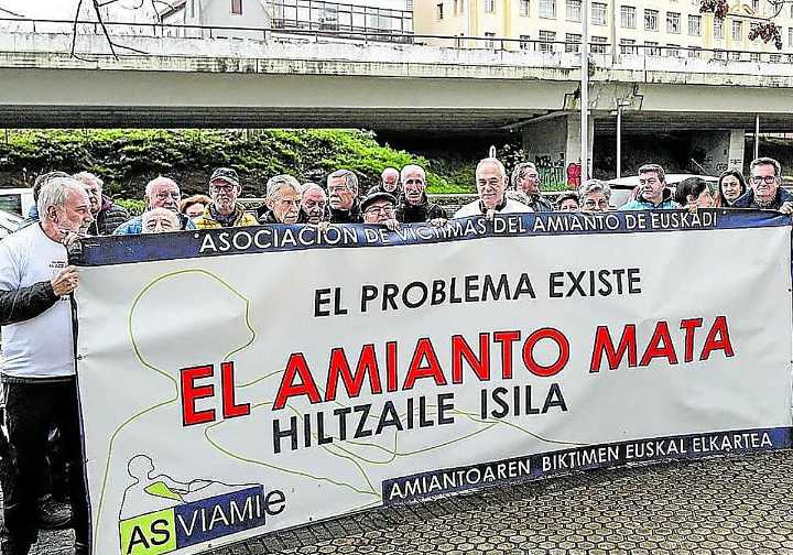 Solo 16 vascos han recibido la certificación para acceder a los fondos de víctimas del amianto