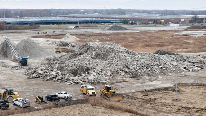 Site prep continues at Cleveland Browns’ future Brook Park stadium location (photos)
