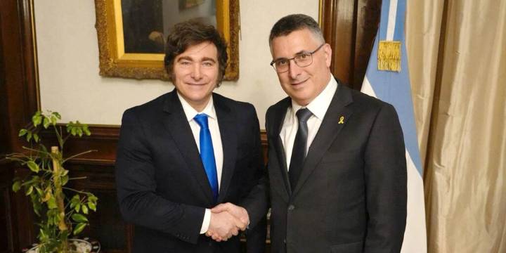 Milei recibió al canciller de Israel en Casa Rosada y crece la expectativa por el traslado de la Embajada Argentina a Jerusalén
