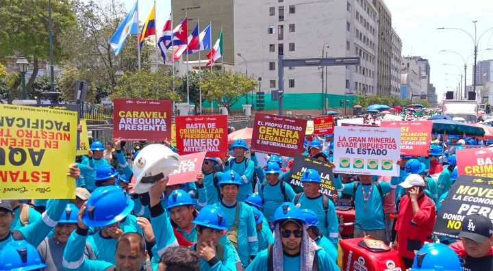 Mineros artesanales exigen ampliación del proceso de formalización y acusan desinterés del Congreso