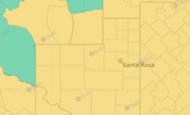Este martes, alerta amarillo por tormentas en toda La Pampa