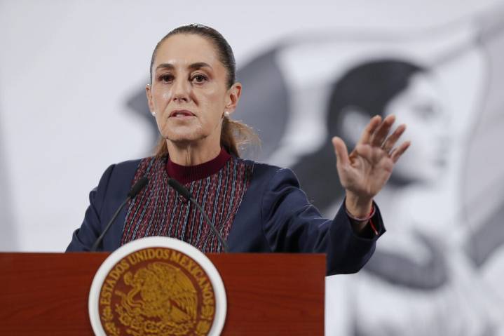 Sheinbaum rechaza una intervención militar de EE.UU en México tras declaraciones de Trump