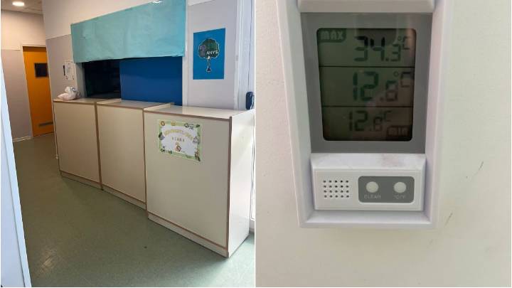 Mantas, abrigos, guantes y gorros en un cole de Catarroja (afectado por la DANA) porque sigue sin calefacción