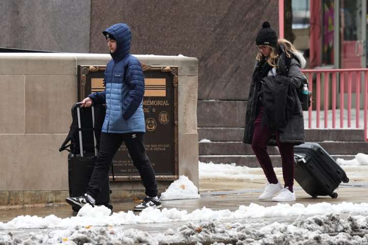 Record-low temperatures shock the Southeast US while snowfall blankets parts of the Northeast