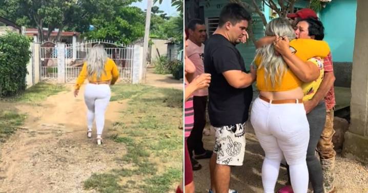 Reencuentro viral en Cuba por tacones blancos en TikTok