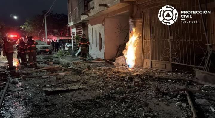 Terrible explosión por pirotecnia en Pesquería: muertos, heridos y caos total