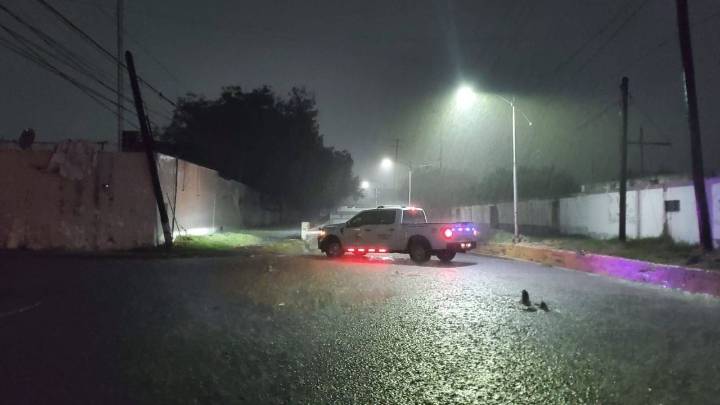 Tormenta en Nuevo Laredo deja 3 pulgadas de lluvia
