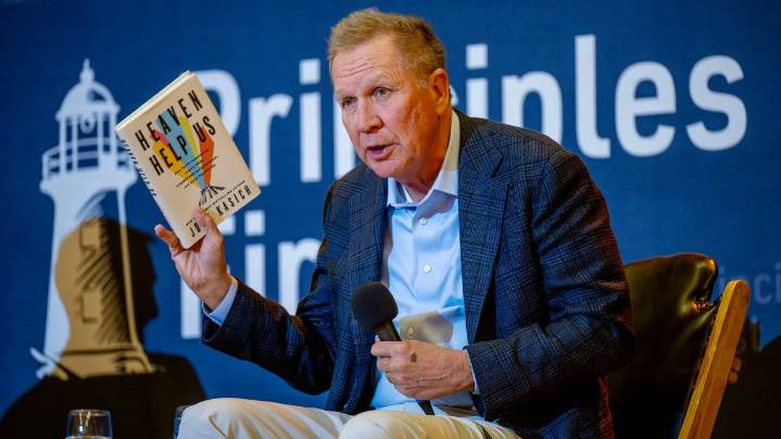 Former presidential candidate John Kasich calls for a moral reckoning