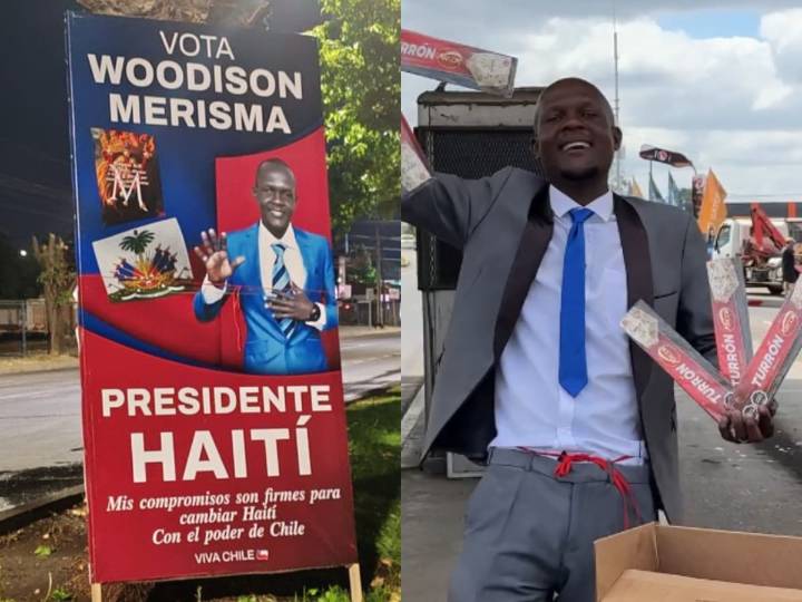 La dura lucha de “El Rey del Tulón”: inicia campaña desde Chillán para ser presidente de Haití