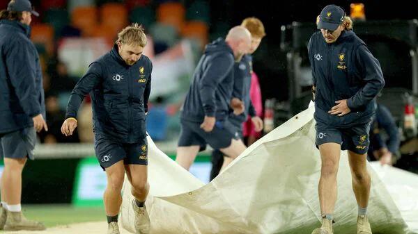 India clinch T20I series against Australia after rain washes out 5th match