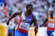 Athletics-US sprinter Bracy accepts 45-month sanction for doping violations