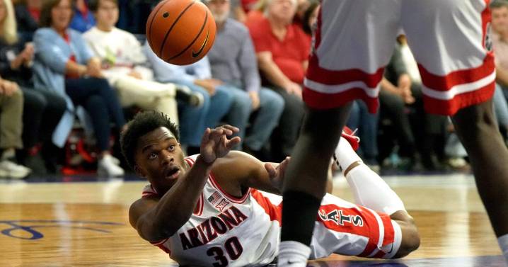 Tobe Awaka grabs 18 rebounds in double-double, No. 13 Arizona rolls over Utah Tech 93