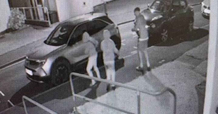 Disabled woman hounded by masked teens who pelted car with eggs and flour in cruel attack