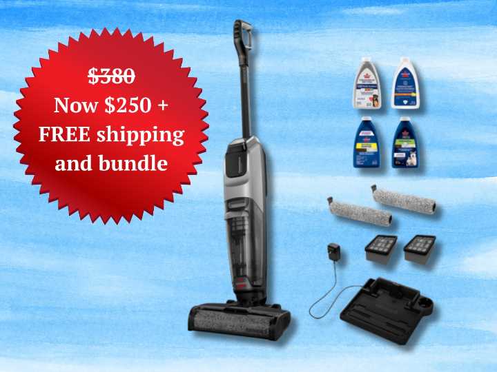 Bissell’s multi-surface vacuum ‘makes cleaning feel effortless’ and it’s $130 off with free shipping