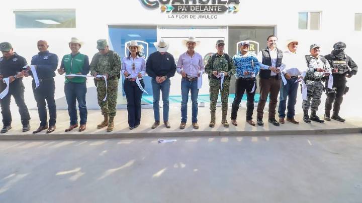 Inaugura Manolo Jiménez el nuevo Cuartel de la Policía Estatal Flor de Jimulco