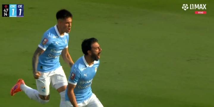 Golazo de Leandro Sosa con potente disparo en Sporting Cristal vs Cienciano por Liga 1 2025
