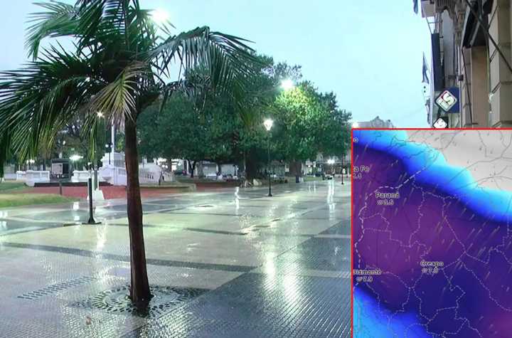 Fuertes tormentas impactaran en Entre Ríos: cuando llegan