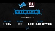 Lions vs. Giants: How to watch, listen and follow