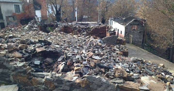 San Vicente de Leira inicia su plan de reparación tras los incendios