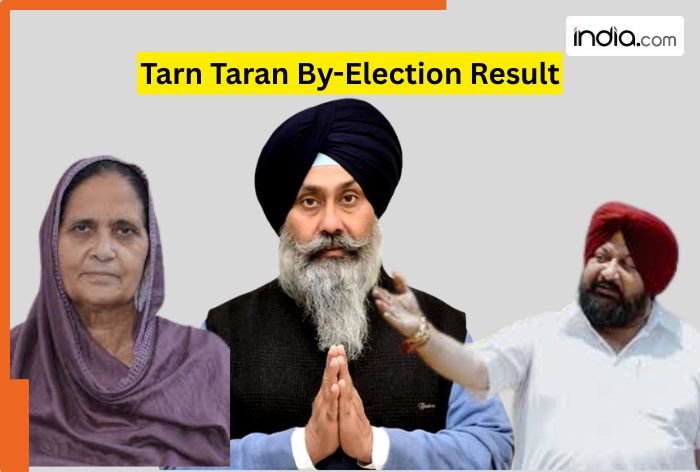 Tarn Taran by-election results 2025: AAP’s Harmeet Singh Sandhu leads against SAD’s Sukhwinder Kaur and Congress' Karanbir Singh