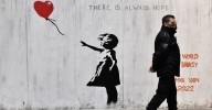 Man jailed for stealing Banksy's 'Girl with Balloon' print in smash