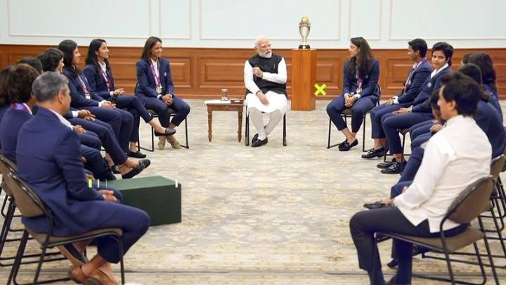 ‘This World Cup, we brought you the trophy’: Indian Women's Cricket Team celebrates victory with PM Modi