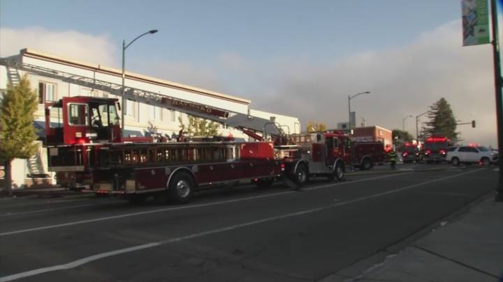 Hayward firefighters battle blaze in downtown building