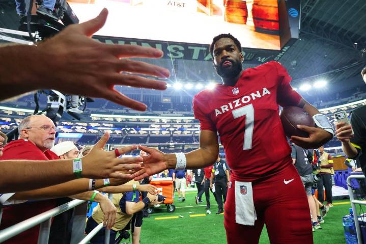 Arizona’s Jacoby Brissett earns another start at QB after stellar play; Murray’s status unclear