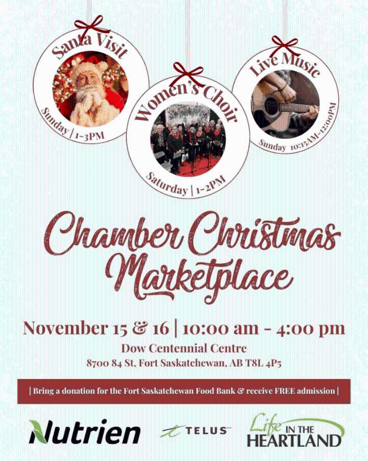 Fort Sask. Chamber hosting Christmas Market this weekend