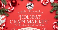 Vault 177 and Spin Alley Bowling's 5th Annual Holiday Craft Market on Small Business Saturday November 29, 2025