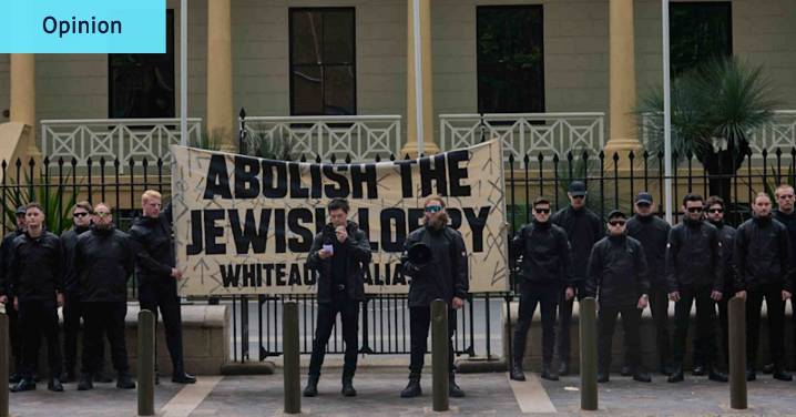 Neo-Nazi protest on NSW Parliament House steps means we just witnessed state