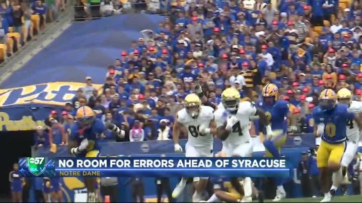 Fighting Irish against Syracuse Orange in South Bend