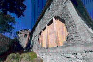 Un año de abandono: derrumbe de barda en el Museo de Minería de Real del Monte sepultó una casa y siguen sin asumir los daños