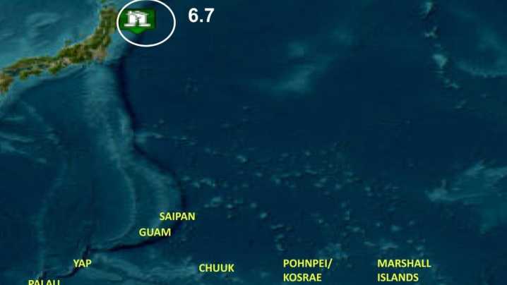 Terremoto de 6,7 Grados de Magnitud, Provoca Alerta de Tsunami en Japón