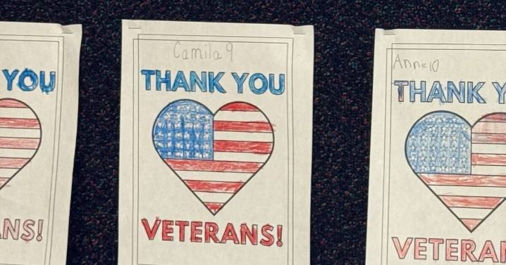 Pacific Christian School students honor veterans at Friday ceremony