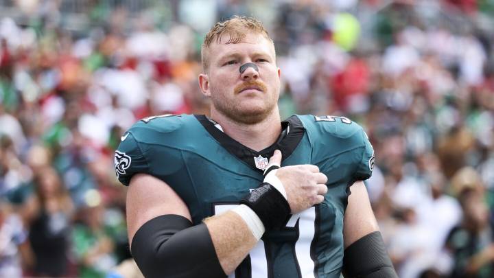 Eagles rule C Cam Jurgens out for Monday night