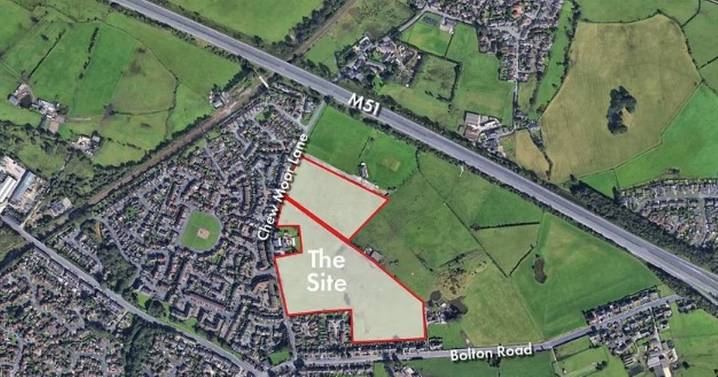 The massive plans that will see 230 homes built on green belt at side of M61