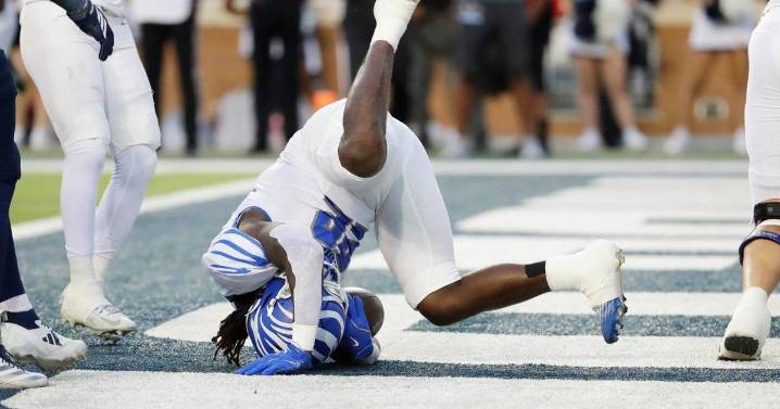 Frank Peasant rushes for three TDs, No. 25 Memphis defeats Rice 38