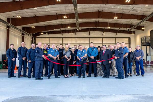 KHP cuts ribbon on new aircraft hangar in Hays