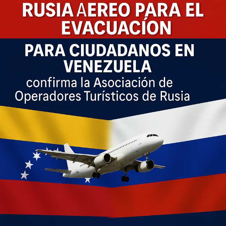 Rusia inicia plan aéreo para ciudadanos en Venezuela, confirma ATOR