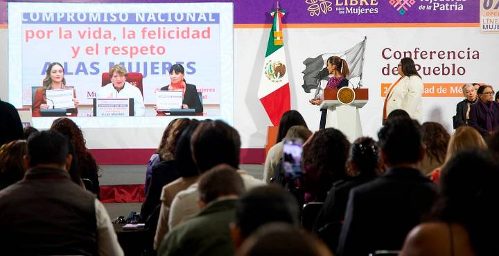 En el 25N, Gobierno de México presenta agenda nacional por la vida y bienestar de las mujeres