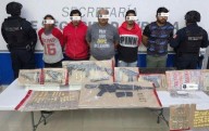 Cae grupo armado en Salvárcar; traían metanfetamina y mariguana