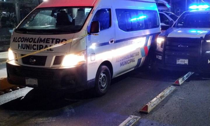 Envían a 41 al CIMA durante operativo alcoholímetro del fin de semana 