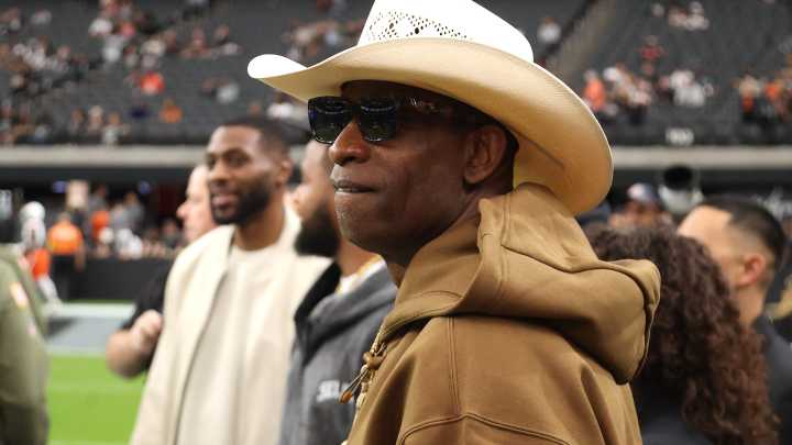 Deion Sanders takes in Browns vs Raiders game as Shedeur makes 1st start