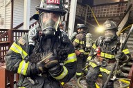 Firefighters rescue cat from Kent apartment fire