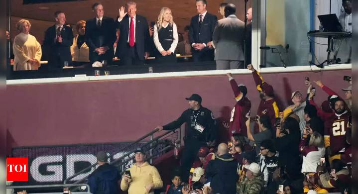 Donald Trump faces massive boos at NFL game before taking over Fox broadcast booth commentary