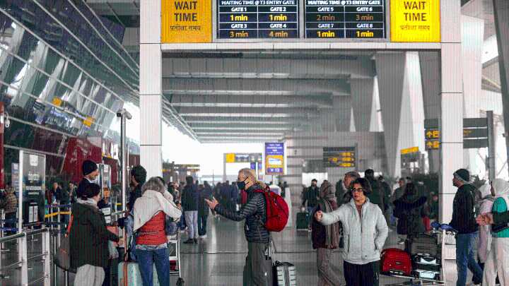 Delhi airport recovers after major system crash halts hundreds of flights across India