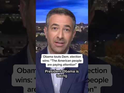 Obama touts Dem. election wins: 'The American people are paying attention'